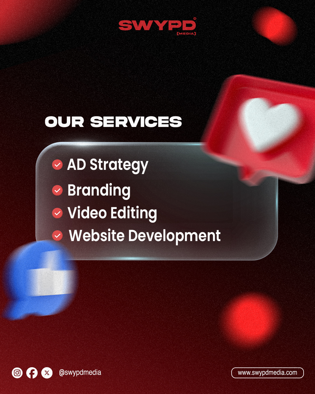 Artboard 2 showcasing our recent branding work on Instagram